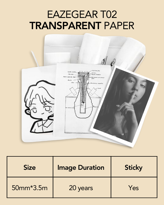 EazeGear_T02_Transparent_Thermal_Paper